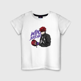 Детская футболка хлопок с принтом Vinny Hong , 100% хлопок | круглый вырез горловины, полуприлегающий силуэт, длина до линии бедер | anime | manhwa | vinny hong | windbreaker | аниме | ветролом | манга | манхва