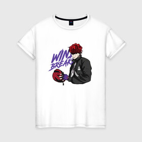 Женская футболка хлопок с принтом Vinny Hong , 100% хлопок | прямой крой, круглый вырез горловины, длина до линии бедер, слегка спущенное плечо | anime | manhwa | vinny hong | windbreaker | аниме | ветролом | манга | манхва
