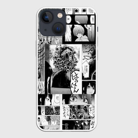 Чехол для iPhone 13 mini с принтом Девочка, которая видит это ,  |  | anime | manga | mieruko chan | miko yotsuya | девочка которая видит это | комиксы | манга | мерико чан | мико ёцуя | ужас | хоррор