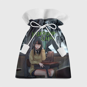 Подарочный 3D мешок с принтом Мерико Чан , 100% полиэстер | Размер: 29*39 см | Тематика изображения на принте: anime | manga | mieruko chan | девочка которая видит это | комиксы | манга | мерико чан | ужас | хоррор