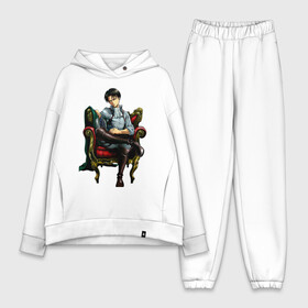 Женский костюм хлопок Oversize с принтом Капитан Леви ,  |  | ackerman | aot | attack on titan | attack on titan levi | levi | levi ackerman | levi art | акерман | атака титанов | атака титанов леви | атака титанов леви акерман | атакующий титан | злой леви | капитан леви | леви | леви акерман