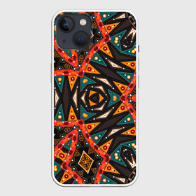 Чехол для iPhone 13 с принтом Абстрактный арабский узор ,  |  | абстрактный | арабский | восточный | геометрические фигуры | заплатки | коричневый | оранжевый | орнамент | пэчворк | современный