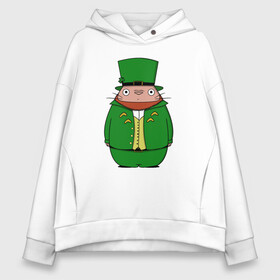 Женское худи Oversize хлопок с принтом Irish Totoro , френч-терри — 70% хлопок, 30% полиэстер. Мягкий теплый начес внутри —100% хлопок | боковые карманы, эластичные манжеты и нижняя кромка, капюшон на магнитной кнопке | ghibli | ireland | japan | nature | neigbor | neighbour | totoro | анимация | аниме | гибли | друг | животные | ирландия | лес | милый | мир | миядзаки | мой сосед тоторо | мульт | мультфильм | природа | сосед | тоторо | хаяо