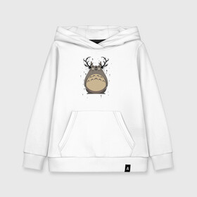 Детская толстовка хлопок с принтом Totoro Deer , 100% хлопок | Круглый горловой вырез, эластичные манжеты, пояс, капюшен | deer | ghibli | japan | nature | neigbor | neighbour | totoro | анимация | аниме | гибли | друг | животные | лес | милый | мир | миядзаки | мой сосед тоторо | мульт | мультфильм | олень | природа | сосед | тоторо | хаяо | хранитель