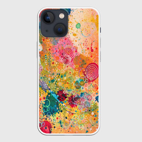 Чехол для iPhone 13 mini с принтом Мои эмоции ,  |  | абстрактное искусство | абстрактный рисунок | абстракция | акварель | брызги | завитки | краски | круги | ляпы | мои эмоции | текстуры