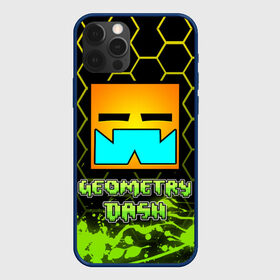 Чехол для iPhone 12 Pro Max с принтом Geometry Dash (Классика) , Силикон |  | dash | geometry | geometry dash | геометри десш | квадрат | мобильная игра | шеометри даш