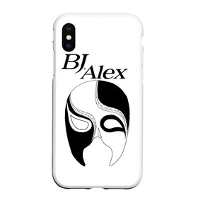 Чехол для iPhone XS Max матовый с принтом Маска BJ Alex , Силикон | Область печати: задняя сторона чехла, без боковых панелей | alex | bj | bj alex | алекс | ан джи вон | аниме | дживон | маска | сенен ай | стример