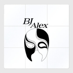 Магнитный плакат 3Х3 с принтом Маска BJ Alex , Полимерный материал с магнитным слоем | 9 деталей размером 9*9 см | Тематика изображения на принте: alex | bj | bj alex | алекс | ан джи вон | аниме | дживон | маска | сенен ай | стример