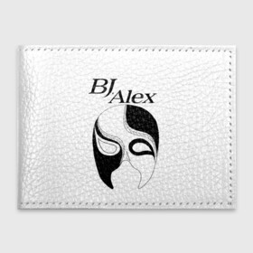 Обложка для студенческого билета с принтом Маска BJ Alex , натуральная кожа | Размер: 11*8 см; Печать на всей внешней стороне | alex | bj | bj alex | алекс | ан джи вон | аниме | дживон | маска | сенен ай | стример