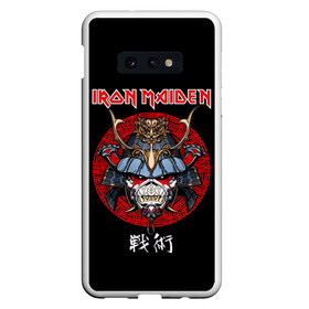 Чехол для Samsung S10E с принтом Iron Maiden, Senjutsu , Силикон | Область печати: задняя сторона чехла, без боковых панелей | Тематика изображения на принте: iron maiden | senjutsu | айрон мейден | группы | музыка | рок | самурпй | хеви метал | череп