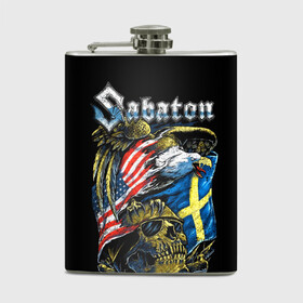 Фляга с принтом Sabaton , металлический корпус | емкость 0,22 л, размер 125 х 94 мм. Виниловая наклейка запечатывается полностью | heavy metal | heroes | sabaton | the great war | the last stand | группы | метал | музыка | сабатон | хэви метал