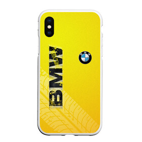 Чехол для iPhone XS Max матовый с принтом BMW СЛЕДЫ ШИН | БМВ , Силикон | Область печати: задняя сторона чехла, без боковых панелей | bmw | авто | автомобиль | бмв | логотип | марка | машина | надпись | текстура