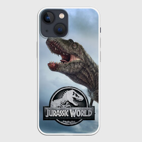 Чехол для iPhone 13 mini с принтом Jurassic World | Мир Юрского периода (Z) ,  |  | Тематика изображения на принте: dino | дино | динозавр | динозавры | кино | мир юрского периода | тирекс | фильм | юрский | юрский период