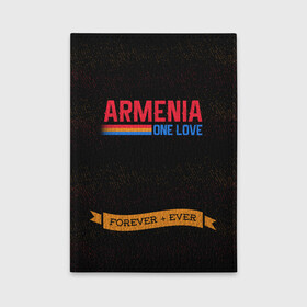 Обложка для автодокументов с принтом Armenia forever + ever , натуральная кожа |  размер 19,9*13 см; внутри 4 больших “конверта” для документов и один маленький отдел — туда идеально встанут права | Тематика изображения на принте: armenia | logo | армения | армян | армяни | герб | лев и орел | лого | символ | флаг | флаг и герб армении