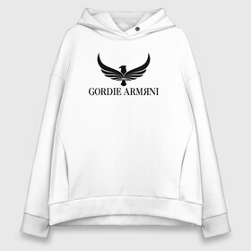 Женское худи Oversize хлопок с принтом Gordie Armяni , френч-терри — 70% хлопок, 30% полиэстер. Мягкий теплый начес внутри —100% хлопок | боковые карманы, эластичные манжеты и нижняя кромка, капюшон на магнитной кнопке | armenia | logo | армения | армян | армяни | герб | лев и орел | лого | символ | флаг | флаг и герб армении