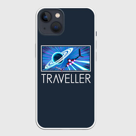 Чехол для iPhone 13 с принтом Traveller ,  |  | game | games | no mans sky | no men sky | space | выжывалка | игра | игры | космические корабли | космический корабль | космос | ноу менс скай | планеты | путешествие | путешествия
