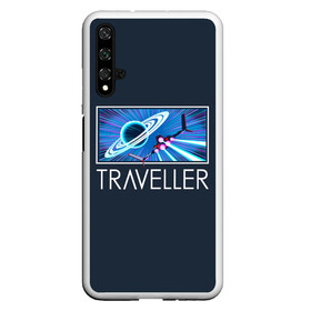 Чехол для Honor 20 с принтом Traveller , Силикон | Область печати: задняя сторона чехла, без боковых панелей | game | games | no mans sky | no men sky | space | выжывалка | игра | игры | космические корабли | космический корабль | космос | ноу менс скай | планеты | путешествие | путешествия