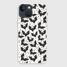 Чехол для iPhone 13 mini с принтом Летучие мыши ,  |  | animals | bat | dark | dracula | gothic | halloween | horror | mouse | wings | вампиры | готика | дракула | животные | крылья | летучая мышь | летучие мыши | мультяшный | мышь | нечистая сила | нечисть | серая мышь | тьма | хеллоуин