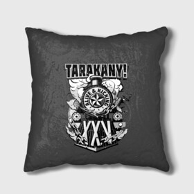 Подушка 3D с принтом TARAKANY! ALIVE & KICKING XXV , наволочка – 100% полиэстер, наполнитель – холлофайбер (легкий наполнитель, не вызывает аллергию). | состоит из подушки и наволочки. Наволочка на молнии, легко снимается для стирки | band | cockroaches | dmitry spirin | feelee records | four cockroaches | rock group | tarakany | аиб records | альтернативный | бенд | бэнд | дмитрий спирин | панк | поп | рок группа | таракаns | таракан | тараканы | фг никитин | четыре таракана