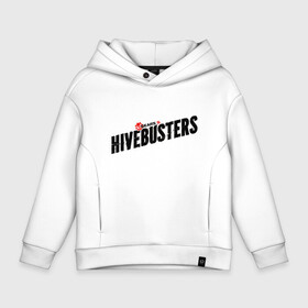 Детское худи Oversize хлопок с принтом Hivebusters , френч-терри — 70% хлопок, 30% полиэстер. Мягкий теплый начес внутри —100% хлопок | боковые карманы, эластичные манжеты и нижняя кромка, капюшон на магнитной кнопке | Тематика изображения на принте: game studios | games | gears | hivebusters | xbox | иллюстрация