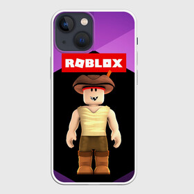 Чехол для iPhone 13 mini с принтом ROBLOX | РОБЛОКС (Z) ,  |  | game | gamer | roblox | simulator | игра | конструктор | роблок | роблокс | симулятор | строительство | фигура