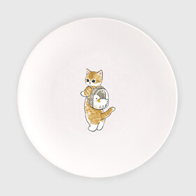 Тарелка с принтом Котёнок с гусём , фарфор | диаметр - 210 мм
диаметр для нанесения принта - 120 мм | арт | гусь | домашнее животное | кот | котёнок | кошка | милая кошка | милый кот | милый котёнок | пончик | прогулка | рисунок | рюкзак
