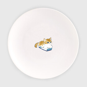 Тарелка с принтом Котёнок отдыхает , фарфор | диаметр - 210 мм
диаметр для нанесения принта - 120 мм | арт | кот | котёнок | кошка | милая кошка | милый кот | милый котёнок | отдых | пончик | рисунок | рыжая кошка | рыжий кот | рыжий котёнок