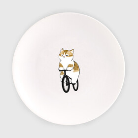 Тарелка с принтом Котик на велосипеде , фарфор | диаметр - 210 мм
диаметр для нанесения принта - 120 мм | арт | велосипед | ветер | кот | котёнок | кошка | милая кошка | милый кот | милый котёнок | отдых | отдыхает | пончик | рисунок