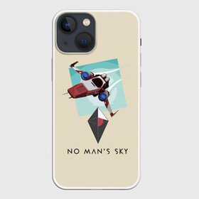 Чехол для iPhone 13 mini с принтом Космический путешественник ,  |  | game | games | no mans sky | no men sky | space | выжывалка | игра | игры | космические корабли | космический корабль | космос | ноу менс скай | планеты | путешествие | путешествия