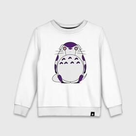 Детский свитшот хлопок с принтом Totoro Frieza , 100% хлопок | круглый вырез горловины, эластичные манжеты, пояс и воротник | Тематика изображения на принте: dragon ball | frieza | ghibli | japan | nature | neigbor | totoro | анимация | аниме | гибли | друг | животные | лес | манга | милый | миядзаки | мой сосед тоторо | мульт | мультфильм | природа | сосед | торияма | тоторо | фриза