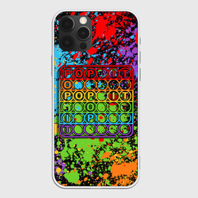 Чехол для iPhone 12 Pro Max с принтом POP IT БРЫЗГИ КРАСОК | ПОП ИТ , Силикон |  | Тематика изображения на принте: pop it | popit | simple dimpl | антистресс | игрушка | краска | поп ит | попит | пузырчатая плёнка | пупырка | симпл димпл | симплдимпл