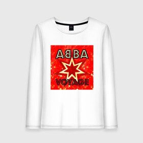 Женский лонгслив хлопок с принтом ABBA новый альбом Voyage , 100% хлопок |  | abba | voyage | абба | альбом | возвращение | группа | музыка | поп | премьера