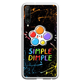 Чехол для Honor P30 с принтом SIMPLE DIMPLE ИГРУШКА , Силикон | Область печати: задняя сторона чехла, без боковых панелей | Тематика изображения на принте: pop it | popit | антистресс | игрушка | поп ит | попит | пузырчатая плёнка | пупырка | симпл димпл | симплдимпл