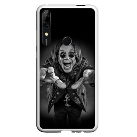 Чехол для Honor P Smart Z с принтом OZZY OSBOURNE , Силикон | Область печати: задняя сторона чехла, без боковых панелей | black | black sabbath | dark | fear | hand | metal | music | osbourne | punk | rock | дедушка | металл | музыка | озборн | оззи | панк | рок | ужас | черный