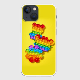 Чехол для iPhone 13 mini с принтом АНТИСТРЕСС ПОП ИТ | POP IT ,  |  | pop it | popit | антистресс | игрушка | поп ит | попит | пузырчатая плёнка | пупырка | симпл димпл | симплдимпл