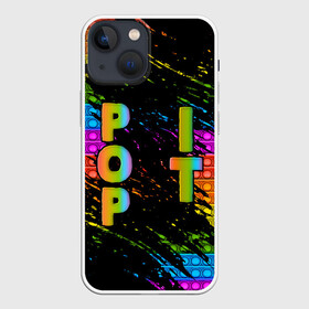 Чехол для iPhone 13 mini с принтом ПОП ИТ (POP IT) АНТИСТРЕСС ,  |  | pop it | popit | антистресс | игрушка | поп ит | попит | пузырчатая плёнка | пупырка | симпл димпл | симплдимпл