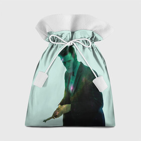 Подарочный 3D мешок с принтом Мэтт Смитт , 100% полиэстер | Размер: 29*39 см | doctor who | serial | доктор кто | путешествия во времени | сериал | сериалы | фантастика