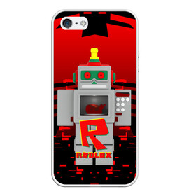 Чехол для iPhone 5/5S матовый с принтом ROBO | ROBLOX | РОБЛОКС (Z) , Силикон | Область печати: задняя сторона чехла, без боковых панелей | Тематика изображения на принте: game | gamer | roblox | robo | simulator | игра | конструктор | роблок | роблокс | робо | симулятор | строительство | фигура