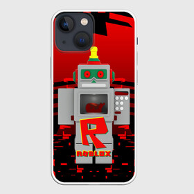 Чехол для iPhone 13 mini с принтом ROBO | ROBLOX | РОБЛОКС (Z) ,  |  | game | gamer | roblox | robo | simulator | игра | конструктор | роблок | роблокс | робо | симулятор | строительство | фигура