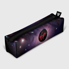 Пенал школьный 3D с принтом Virgin Galactic космос , 100% полиэстер | плотная ткань, застежка на молнии | вирджин галактик | космос | лого