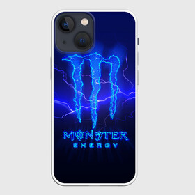 Чехол для iPhone 13 mini с принтом MONSTER ENERGY МОЛНИЯ ,  |  | monster | monster energy | монстер | монстер енерджи | монстер енэрджи | монстер энерджи | энергетик | энергетический напиток