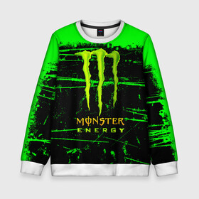 Детский свитшот 3D с принтом MONSTER ENERGY NEON LOGO , 100% полиэстер | свободная посадка, прямой крой, мягкая тканевая резинка на рукавах и понизу свитшота | monster | monster energy | монстер | монстер енерджи | монстер енэрджи | монстер энерджи | неон | энергетик | энергетический напиток