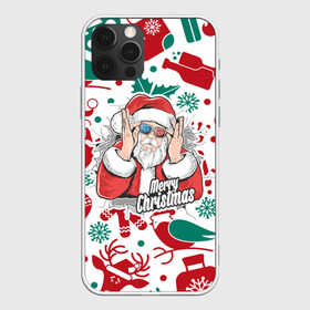 Чехол для iPhone 12 Pro с принтом Merry Christmas3D , силикон | область печати: задняя сторона чехла, без боковых панелей | c yjdsv ujljv | merry christmas | в подарок | в топе | в тренде | дет мороз | новогодняя | праздник | прикол | рождество | с новым годом | с рождеством | санта клаус | топ принтов