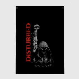 Постер с принтом DISTURBED , 100% бумага
 | бумага, плотность 150 мг. Матовая, но за счет высокого коэффициента гладкости имеет небольшой блеск и дает на свету блики, но в отличии от глянцевой бумаги не покрыта лаком | dark | disturbed | dreiman | grunge | hardcore | metal | monster | music | punk | rock | usa | гранж | дистербд | дрейман | метал | музыка | панк | рок