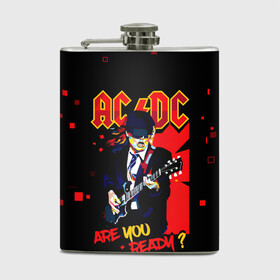 Фляга с принтом ARE YOU REDY? AC/DC , металлический корпус | емкость 0,22 л, размер 125 х 94 мм. Виниловая наклейка запечатывается полностью | ac dc | acdc | acdc ас дс | angus | back in black | highway to hell | mckinnon | you | австралийская | ангус янг | ас дс | асдс | блюз | в форме | гитара | группа | крис слэйд | метал | молния | музыка | певец | рок | рок н ролл | стиви янг