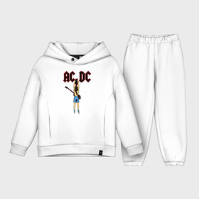 Детский костюм хлопок Oversize с принтом AC DC   Flick of the Switch ,  |  | ac dc | acdc | acdc ас дс | angus | back in black | highway to hell | mckinnon | you | австралийская | ангус янг | ас дс | асдс | блюз | в форме | гитара | группа | крис слэйд | метал | молния | музыка | певец | рок | рок н ролл | стиви янг