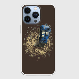 Чехол для iPhone 13 Pro с принтом Tie to Tardis ,  |  | doctor who | serial | доктор кто | путешествия во времени | сериал | сериалы | фантастика