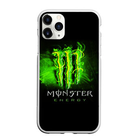 Чехол для iPhone 11 Pro матовый с принтом MONSTER ENERGY NEON | НЕОН , Силикон |  | Тематика изображения на принте: monster | monster energy | монстер | монстер енерджи | монстер енэрджи | монстер энерджи | неон | энергетик | энергетический напиток