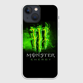 Чехол для iPhone 13 mini с принтом MONSTER ENERGY NEON | НЕОН ,  |  | monster | monster energy | монстер | монстер енерджи | монстер енэрджи | монстер энерджи | неон | энергетик | энергетический напиток