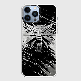 Чехол для iPhone 13 Pro Max с принтом THE WITCHER LOGO STEEL ,  |  | the witcher | ведьмак | железо | зе витчер | игра | компьютерная игра | лого | логотип | сталь